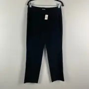 J. Jill Straight Leg Pants Size 4 Stretch Flat Front Mid Rise Stretch