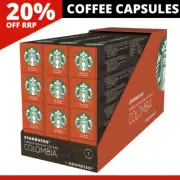 120 Pack Starbucks By Nespresso Single Origin Colombia Coffee Capsules