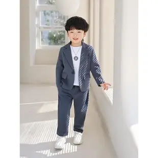 秋季新款炸街演出韓版兒童西裝