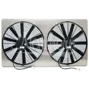 NORTHERN Z41036 Dual High CFM 16" Electric Fan & Shroud 17 1/4 x 33 5/8 x 3 1/8
