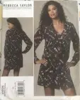 V1226 Vogue Designer dress pattern Rebecca Taylor sizes 14-20