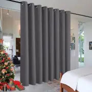 Extra Wide Curtains for Divider Room Separation Soundproof Temporary Door Curtai