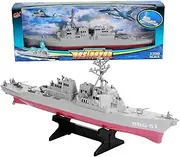 ORFOFE Ship Model Toy Decoration for Boy Girl Creative Warship Design for Boys Bedroom and Playroom Birthday Young Enthusiasts