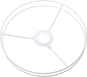 Ciieeo Wire Shade Rings Round Lampshade Frame Metal Wire Drum Ring for DIY Table Floor Pendant Lamp Making 30cm