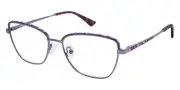 Nicole Miller DESERT SKY Eyeglasses Women Lite Purple 53mm New 100% Authentic
