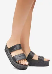 Night Roll On Up Slide Sandals