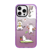 iPhone 16 Pro Max Impact Case MagSafe Compatible Bean The Cat Fitness