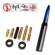 5.5" 50 Cal Bullet Antenna For Chevy Silverado & GMC Sierra Aluminum Blue T