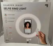 Sharper Image Selfie Ring Light Floor Standing With Remote New