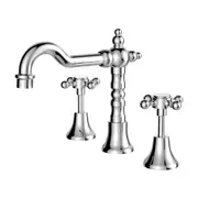 Fienza Lillian Shepherds Crook Basin Set Chrome 336101