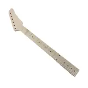 DIY Electric Guitar Neck 22 Fret 24.75 Inch Maple Fretboard for Building Guitar