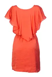 V Neck Ruffle Dress--MART-M7200ZO