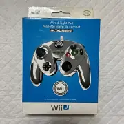 (Brand New) - Wired Fight Pad - Metal Mario Super Smash Bros Nintendo Wii U