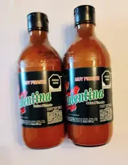 2 Pk Salsa Valentina Muy Picante Mexican Hot Sauce 370ml Best By Date 09/2029