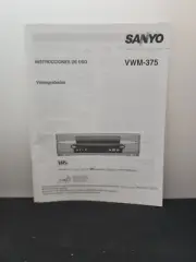 Sanyo VWM-375 4 Head VHS VCR Player Recorder MANUAL ONLY