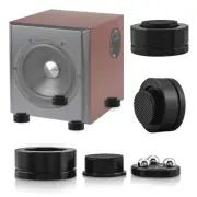 4pcs HiFi Audio Speaker Amplifier Stand Pad Steel Ball Anti-Shock Absorber Feet