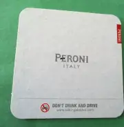 Peroni Italy - Beer Coaster / Beer Mat