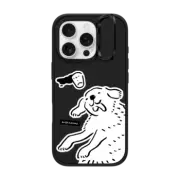 iPhone 16 Pro Impact Ring Stand Case MagSafe Compatible HAPPY DOG