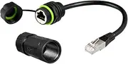 Network Extension Cable,RJ45 Network Communication Socket - Male to Female Connector, for Industrial Control, Router Modem Smart TV