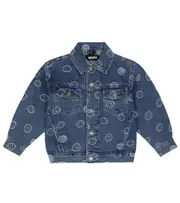 [Molo] Molo Hedley printed denim jacket Y 12 blue
