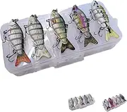 Bionic Swimming Lure, 2025 New-3D Bionic Swimming Bait, Fishing Lure Suitable for All Kinds of Fishing Waters