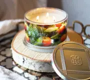 HomeWorx by Slatkin +Co. 18oz Citrus & Spruce Candle