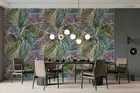 3D Leaves Seamless Wallpaper Wall Mural Removable Self-adhesive 164