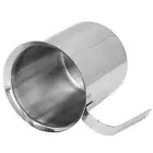 800ML Manual Milk Frother Double Layer Stainless Steel Hand Pump Milk Foamer AU