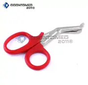 Red Emt Paramedic Bandage Shears Ems Scissors 7.5"