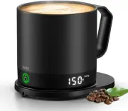 Self Heating Coffee Mug, 14 Oz Temperature Control Smart Mug, Double Sided & Rea