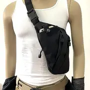 YaSao Men's Crossbody Bag Storage Bag Waterproof Left Right Shoulder Backpack Chest Bag Messenger Bag Cycling Hiking
