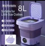 Washing Machine Mini Portable Home Use Camping Foldable Underwear Socks Bras