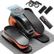 Under Desk Elliptical Machine, Electric Ellipse Leg Exerciser with Remote,12 Auto Modes &16 Adjustable Quiet & Portable Peddler Exerciser for Home Office Use
