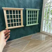 1/12 Scale Dollhouse Miniatures Furniture Vintage Window Frame Garden Handmade