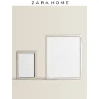 在飛比找Yahoo!奇摩拍賣優惠-現貨熱銷-相框Zara Home 弧形邊緣創意裝裱照片擺臺支