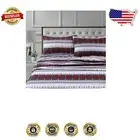 Luxurious 4-Piece Extra Deep Pocket Queen Cotton Flannel Sheet Set, Comfy Stripe