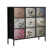Levede 9 Chest Of Drawers Storage Cabinet Brown