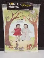 NEW 1983 Foster Children NIGHTGOWN ROBE DRESS For 26" Dolls Clothes Pattern