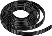 ViaGasaFamido UV Ink Tube, Black 3mm ID Multiple Lines Printer Inks Hose Corrosion 4mm OD for DX4 for DX7 for DX5 (#1)