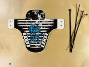 UXA Ride or Die White Mountain Bike Fender Mud Guard MTB Mudguard Marsh Guard