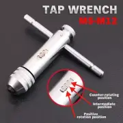 Tapping Tools M5-M12 Ratchet Tap Wrench T Bar Handle for Tap & Die Set NEW