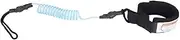 Flexible PU Cord Board Leash, Leg Leash, Lightweight Surfboard Leash for Bodyboard (Blue)