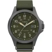 Timex Gents Expedition Solar Watch Green Strap & Dial TW2V03700