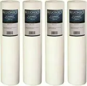 Bluonics 4pc Sediment Water Filters 4.5" x 20" (1 Micron) Replacement Cartridges