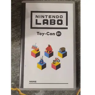 NS switch 遊戲 任天堂實驗室 LABO Toy-Con 01