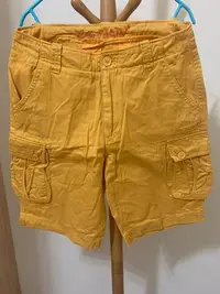 在飛比找Yahoo!奇摩拍賣優惠-衣市藍~BIG TRAIN 工作短褲 (L~黃~) (210