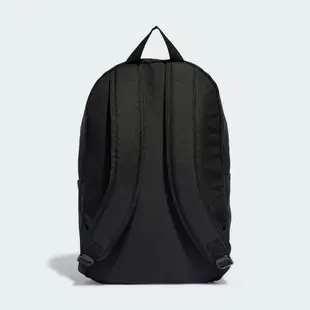 Adidas Backpack 黑色 百搭 簡約 拉鍊開口 休閒 後背包 IM1136