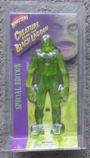 RARE NIP SIDESHOW TOYS CREATURE FROM BLACK LAGOON GREEN TRANSLUCENT 10" FIGURE