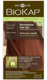 Biokap Nutricolor Delicato+ 8.64+ Titian Red- Discontinued | 140ml