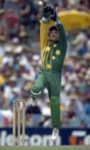 Wicketkeeper Mark Atkinson of Australia A during the Benson a- Old Cricket Photo